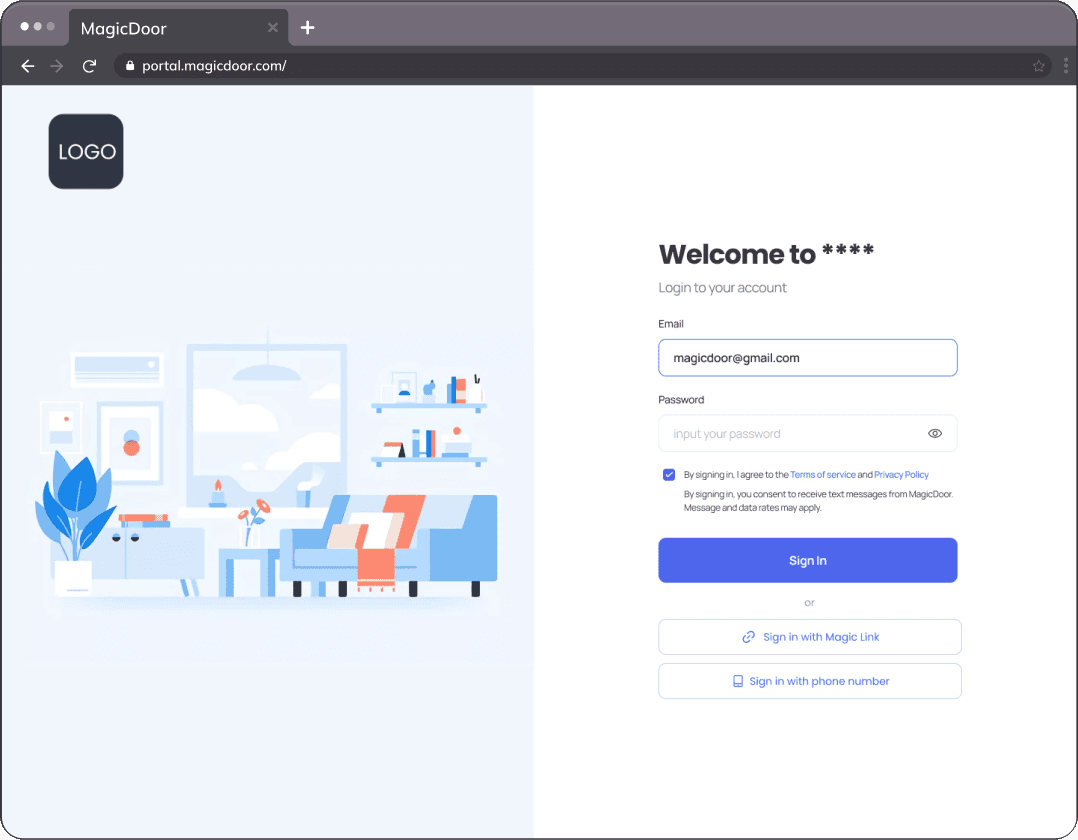 Tenants log in with no password issues